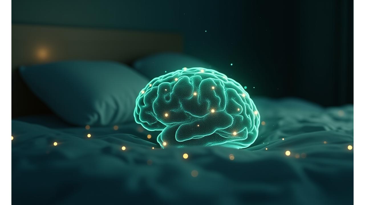 Infographic showing sleep cycles and the impact of quality sleep on metabolism, immune function, and cognitive health for adults 35+